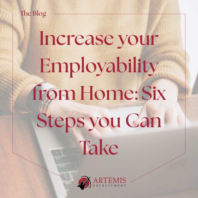 Image representing Increase your Employability from Home: Six Steps you Can Take from Artemis Recruitment Consultants